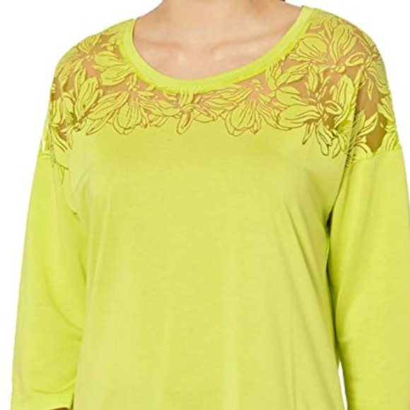 Tribal Drop Shoulder Burnout Top - Picture 1 of 3